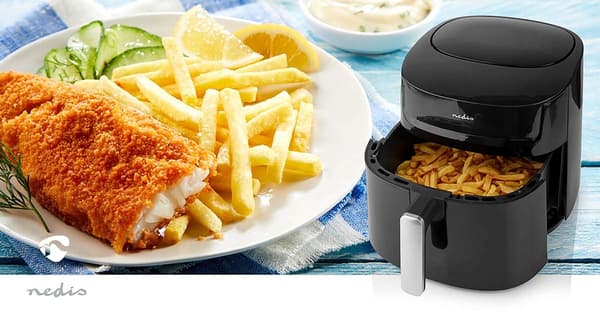 Hot Air Fryer | 7,2 l | Timer: 240 min | Antal forudindstillede programmer: 8 | Digital | Sort
