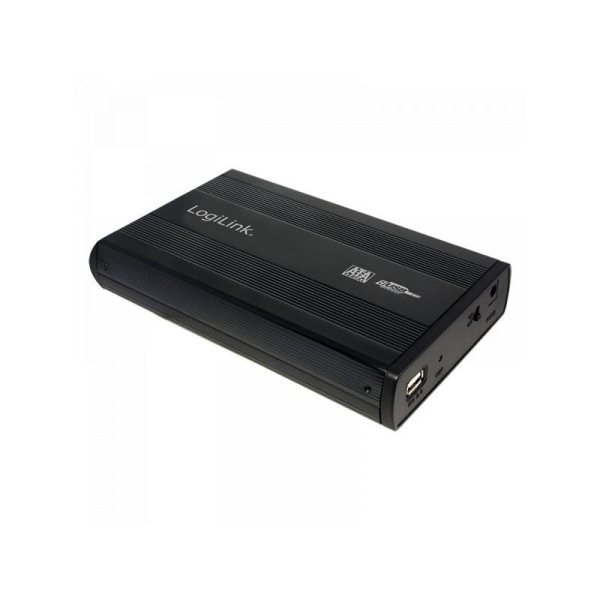 Logilink HDD-hölje 3,5 tum, S-ATA, USB 2.0, Alu, svart (UA0082)