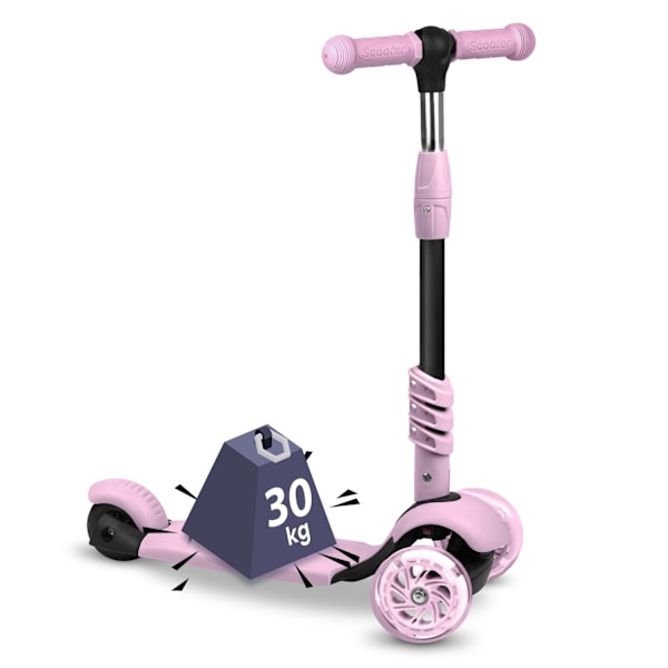 Tre-hjulig Sparkcykel Ricokids Cubi - Rosa