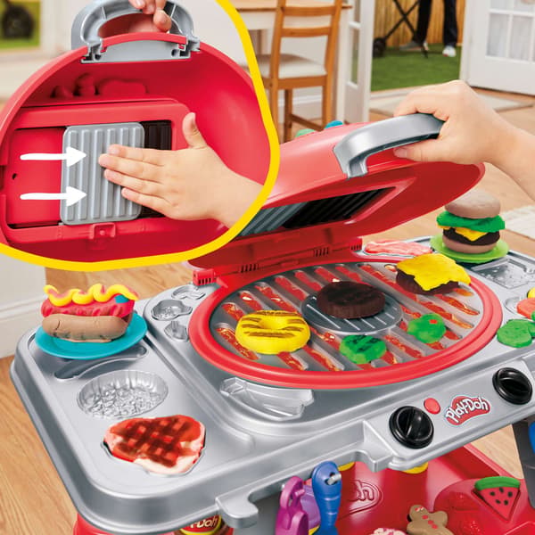 Play-Doh Sizzlin' Grill -leikkisetti ja 17 tarviketta