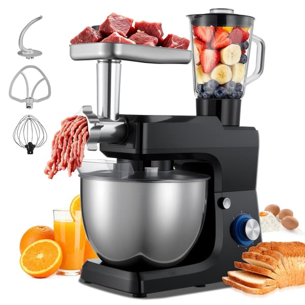 Standmixer 7,8L, 1500W, 6-hastigheds vippehoved, sort