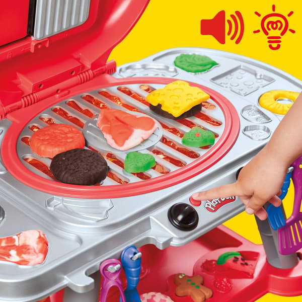 Play-Doh Sizzlin' Grill -leikkisetti ja 17 tarviketta