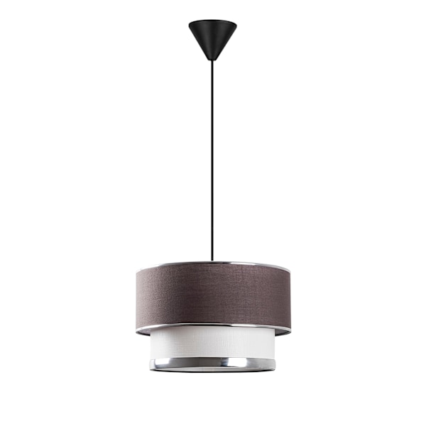 Ljuskrona tårta - Anracit, Silver