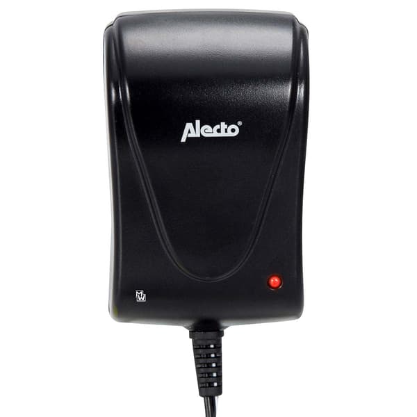 Universel Eco-strømadapter, 1500 mA, 8 stik, sort