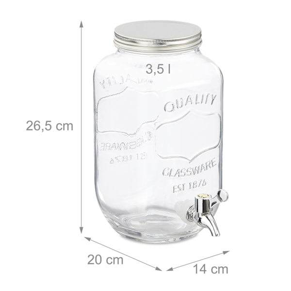 3,5 liters drikkevareautomat i en 2-pak