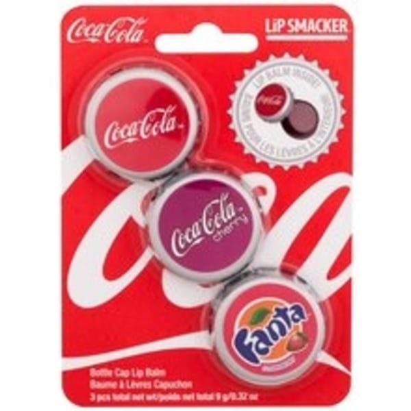 Lip Smaker - Coca-Cola Bottle Cap Lip Balm - Dárková sada balzámů na rty 3.0g