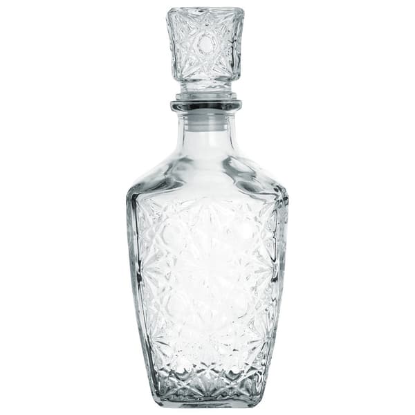 Elegant firkantet karaffel med prop til drinks
