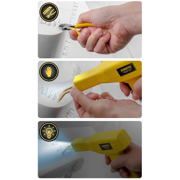 Plastsvejser 50 W + 800 hæfteklammer Humberg HM-292