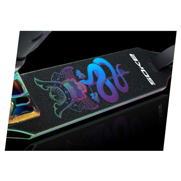 Extrem Trickskoter SOKE XTR Street Rainbow