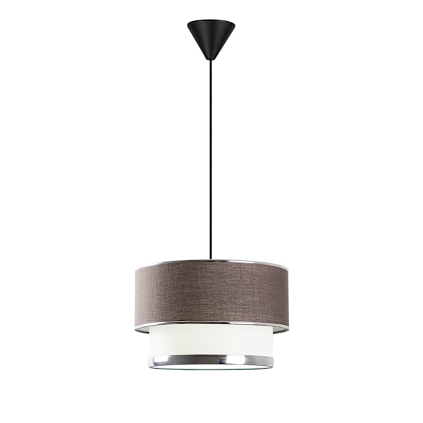 Ljuskrona tårta - Anracit, Silver