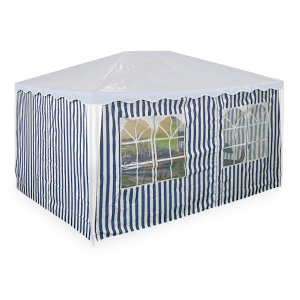 Paviljong sidopaneler 3x4m uppsättning om 3
