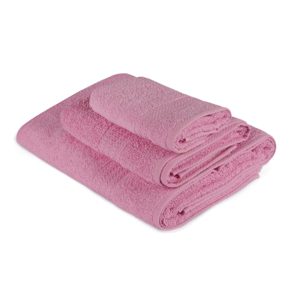 Handduksset (3 delar) Rainbow - Rosa