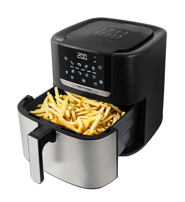 8L oliefri airfryer, 8 programmer, optøning, timer
