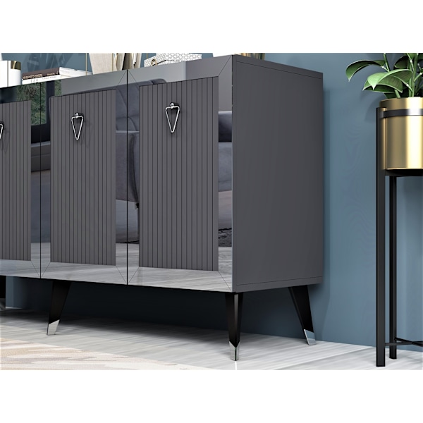 Console Bare - Antracit, Silver
