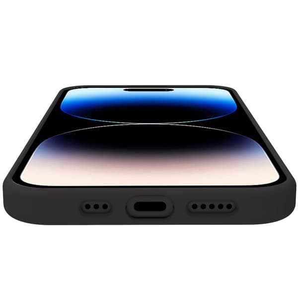 Cromo Soft kumikotelo iPhone 15 Pro Black