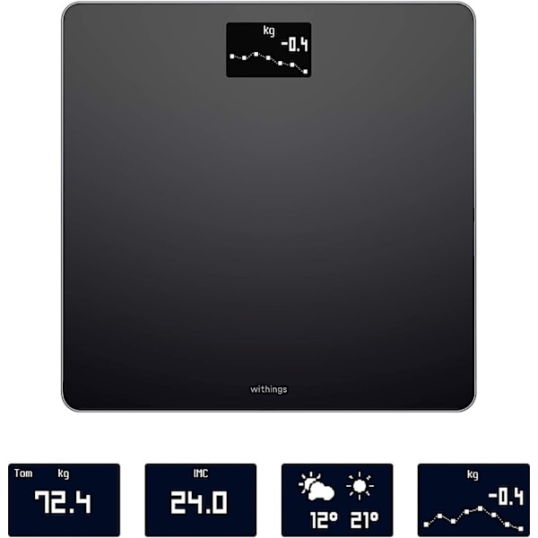 Withings Body - personlig vægt, sort