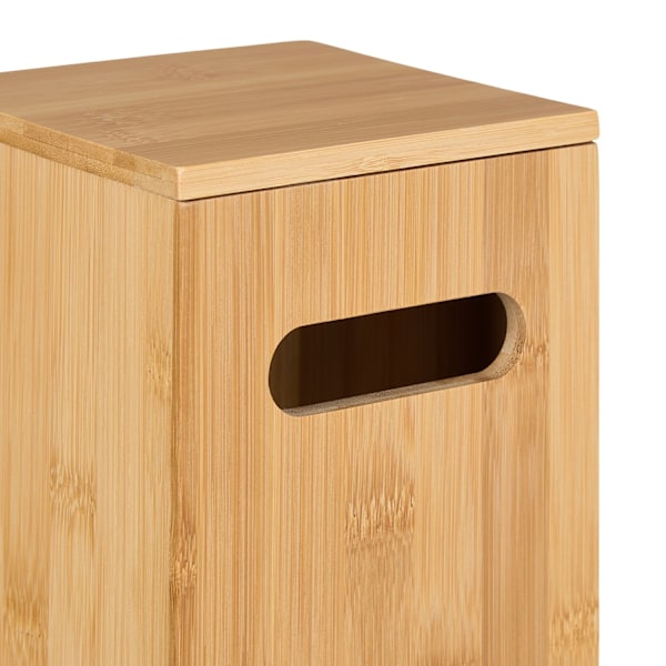 WC-paperirullien säilytys bambussa