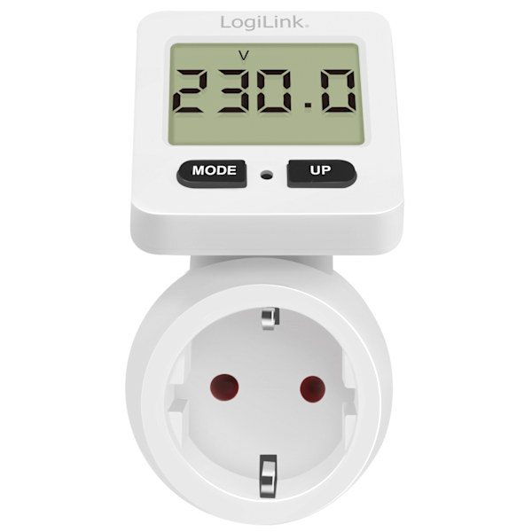 Energimätare med kostnadsberäkning Roterbar display