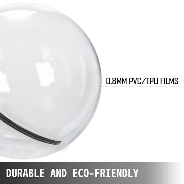 Uppblåsbar vattenboll 2m, PVC/TPU, Pump