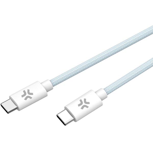 USB-C - USB-C-kabel 60W 1,5 m Ljusblå