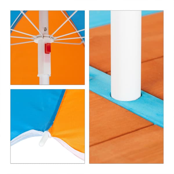 Picnicbord til børn med parasol