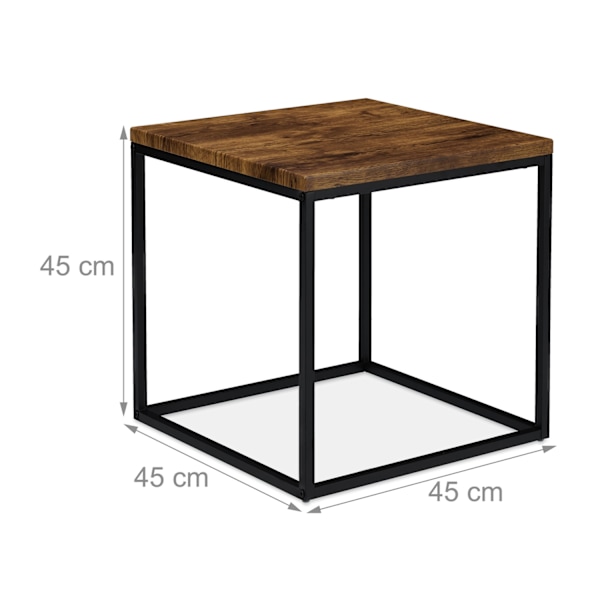 Sidebord i industriel stil