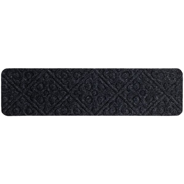 Liukumattomat askelmat, 15 kpl, 76x20 cm, harmaa