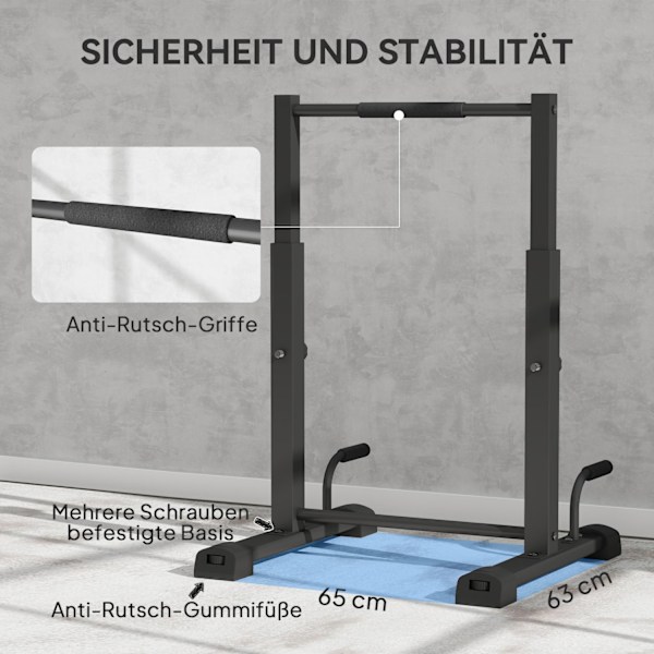 Dip-tangot dip-asema kestää jopa 540 kg, korkeussäädettävä kuntotanko, push-up seisontatanko, fitness-paralletti, push-up-kahvat liikuntaharjoitteluun