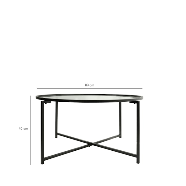 Soffbord Sun S403 - Svart