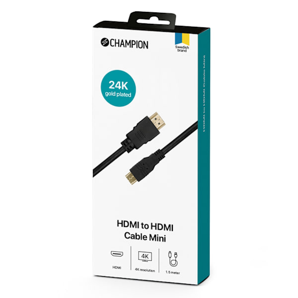 HDMI-kabel Mini (A-C) 1,5m