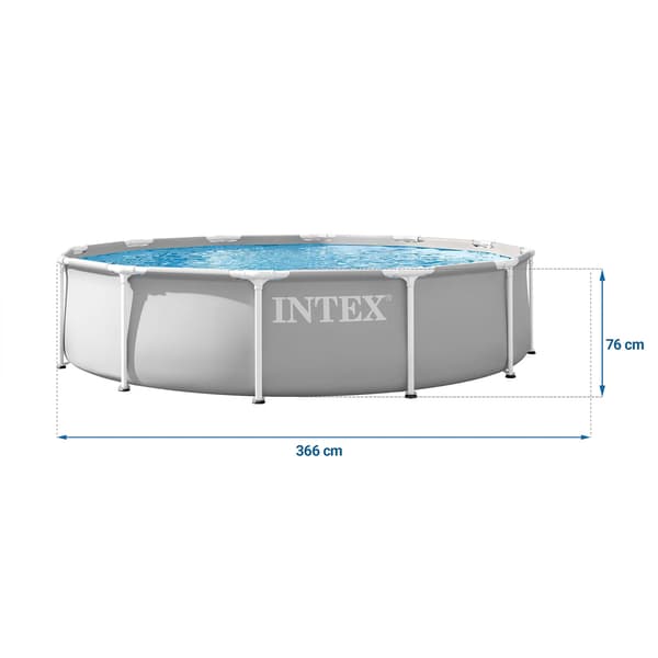 Trädgårdspool med ram 366 x 76 cm 4-i-1 INTEX 26712ND