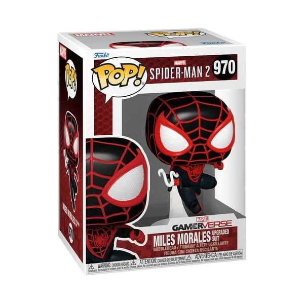 Spider-Man 2 POP! Spil Vinyl Figur Miles Morales 9 cm