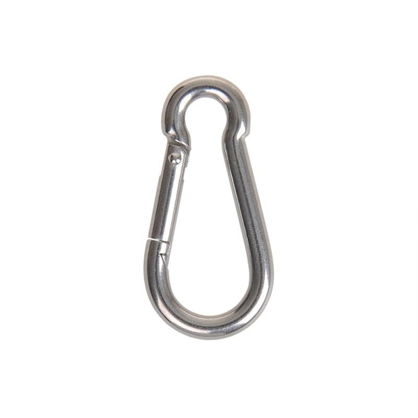 Karabiinin koukku 60x6mm. A4 RVS AISI 316. 670 daN