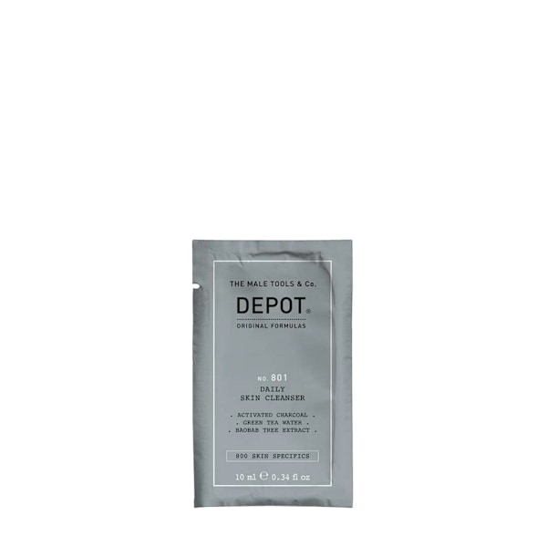 Depot, 800 Skin Specifics No. 801, Activated Charcoal, Detoxifying, Cleansing Gel, For Face, 10 ml
