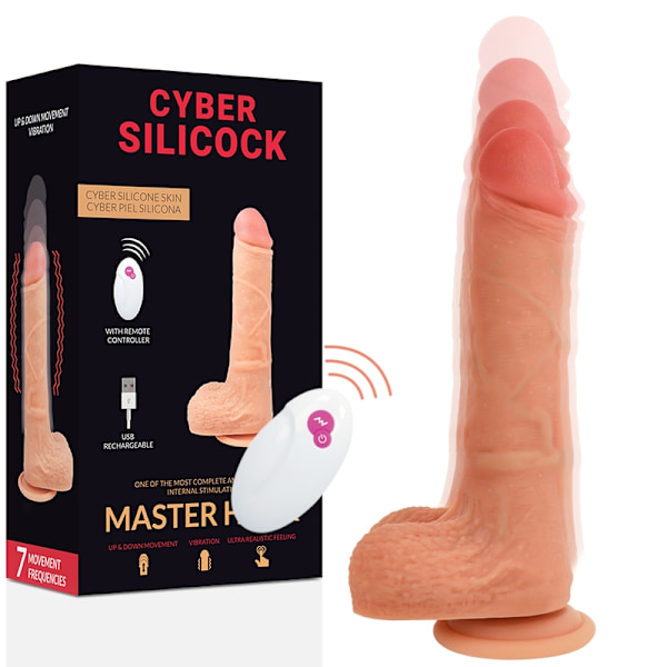 Cyber ​​Silicock - Fjärrkontroll Realistic Master Huck 20,9 Cm -O- 4 Cm