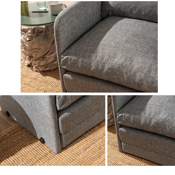 1-sædet sovesofa Saga Single - Lysegrå