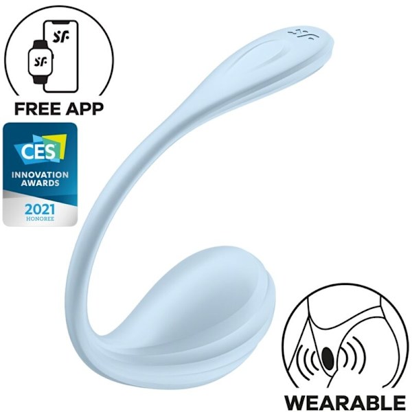 Satisfyer - Smooth Petal G-Point Stimulator Himmelblå Gratis App