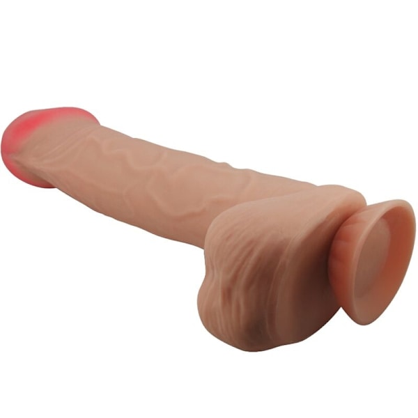 Pretty Love - Liukuva iho -sarja Realistinen dildo liukuvalla iholla Imukupin liha 26 cm