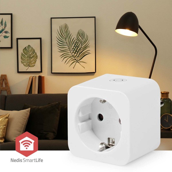 SmartLife Älypistorasia | Zigbee 3.0 | IP21 | Virtamittari | 3680 W | Hybrid (CEE 7/7) | 0 - 55 °C | Android™ / IOS | Valkoinen | 1 kpl