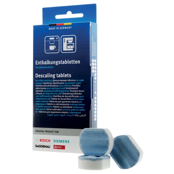 Kalkinpoistotabletit kahvinkeittimiin - 2 in 1 - 3 kpl 36 grammaa