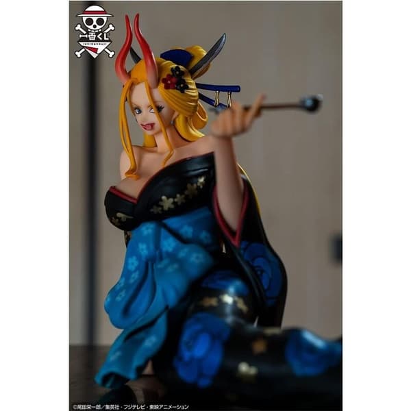 One Piece Black Maria Ichibansho figur, 15 cm samleobjekt