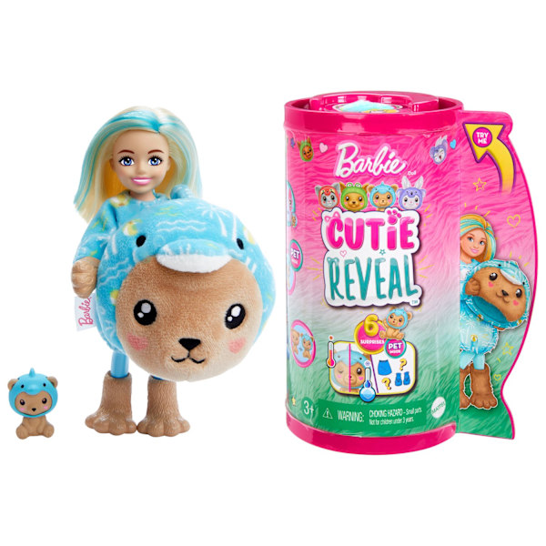 Barbie Cutie Reveal Chelsea Costume Cuties Sininen