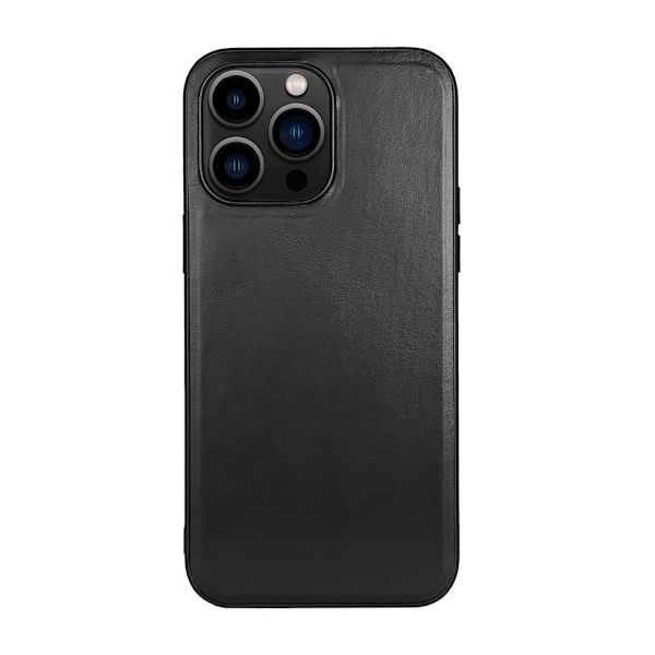 BUFFALO Backcover Leather Black iPhone 14 Pro Max 6,7" MagSeries