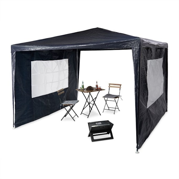 Juhlateltta 3x3 m 2 seinät