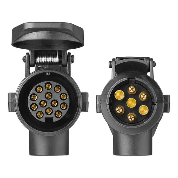 Adapter fra 7- til 13-benet med konstant (+)