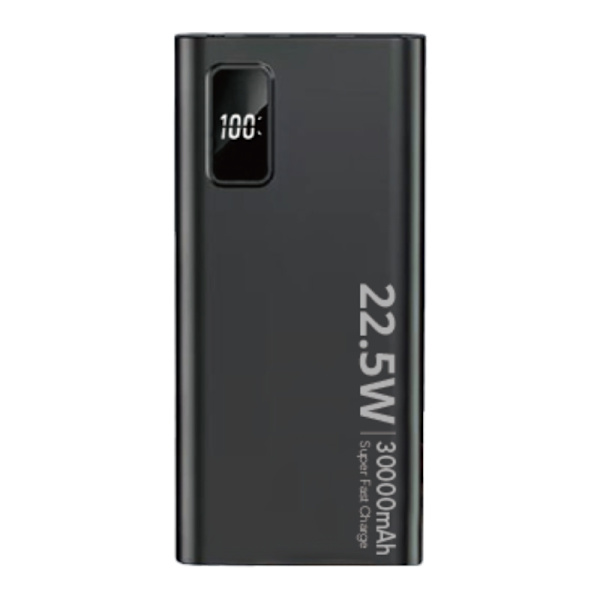 SiGN Super Powerbank 30000mAh, 22,5W - Sort