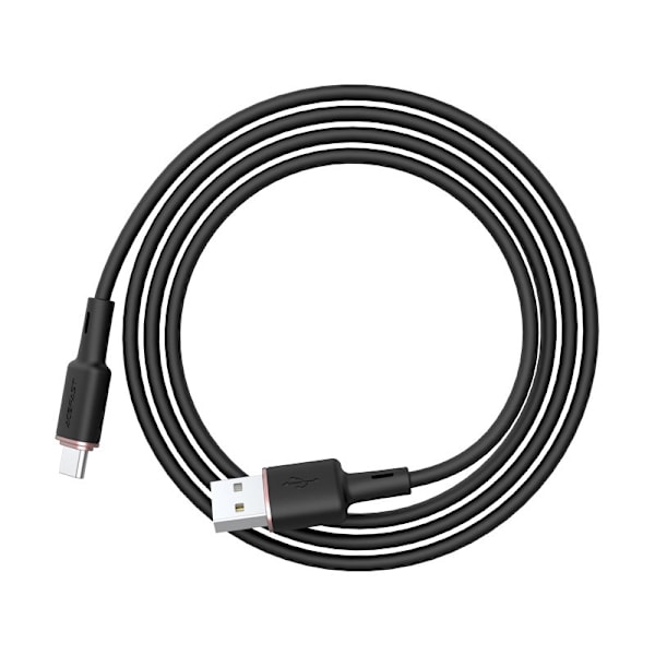 USB-kaapeli - USB-C 3A 1,2 m musta