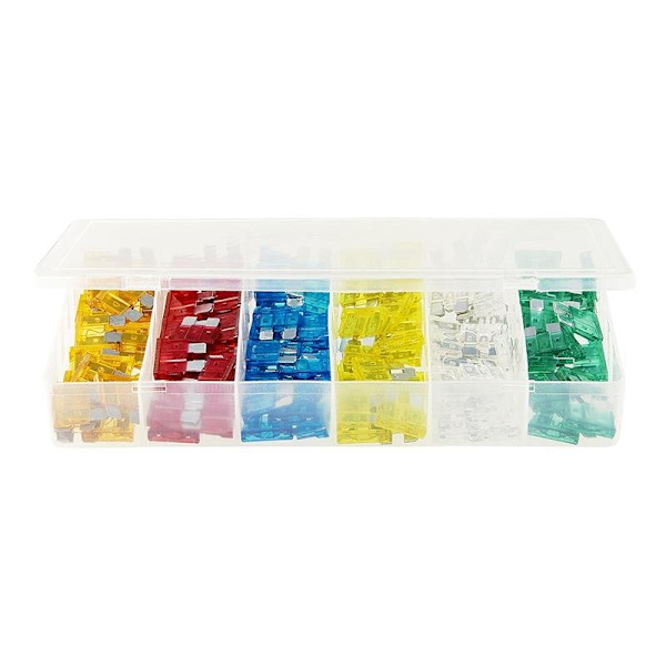 Bladsikringer standard assorteret 120 stk i plastikboks