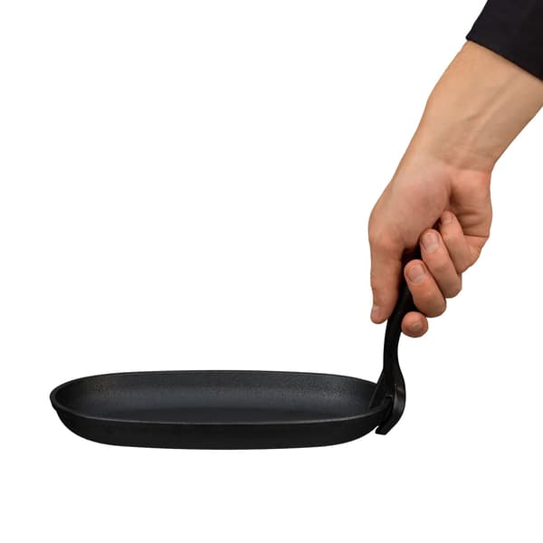 Serveringspanna med träbotten 2-pack