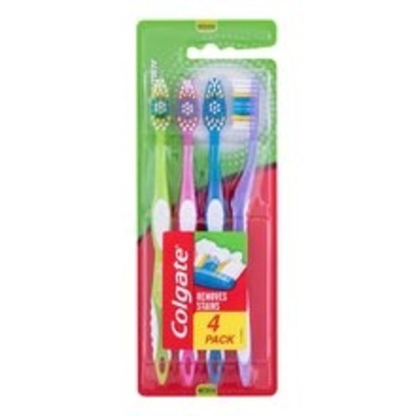 Colgate - Premier Clean Medium Toothbrush (4 pcs) - Toothbrushes